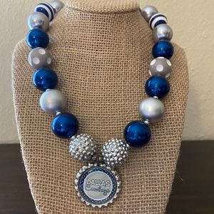 Dallas Cowboys Bubblegum Necklace